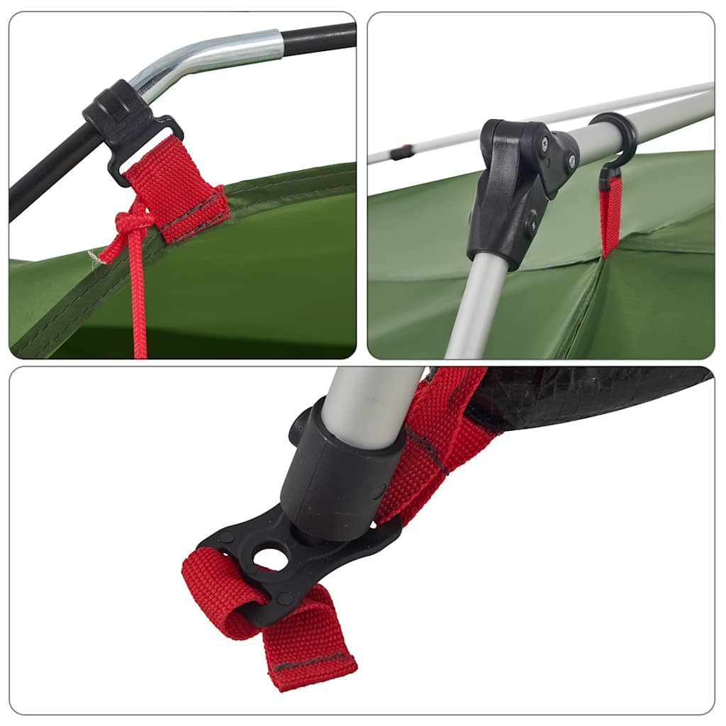 Family Tent for 7 People Green Quick Release System