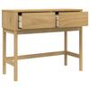 FLORO Console Table Wax Brown 89.5 X 36.5 X 73 Cm Solid Pine Wood