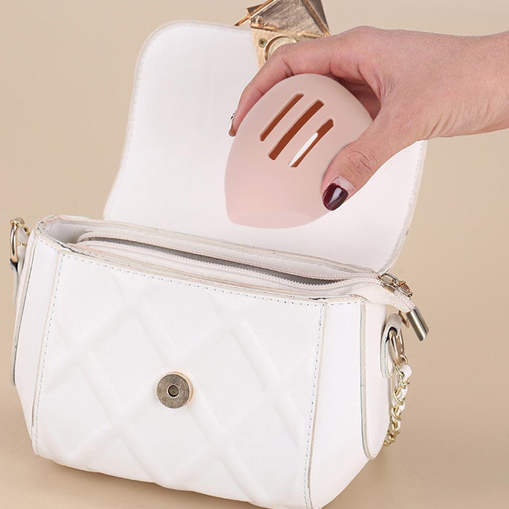 Geantă portabilă de depozitare pentru pensule de machiaj, rezistentă la praf din silicon