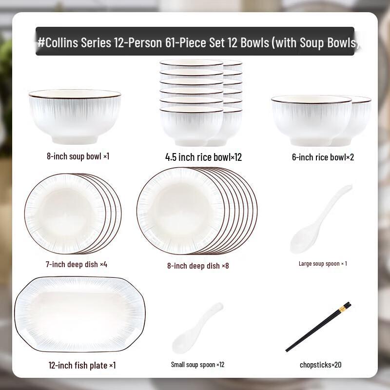 

Maud Lanka Collins Nordic Ceramic Dinnerware Set