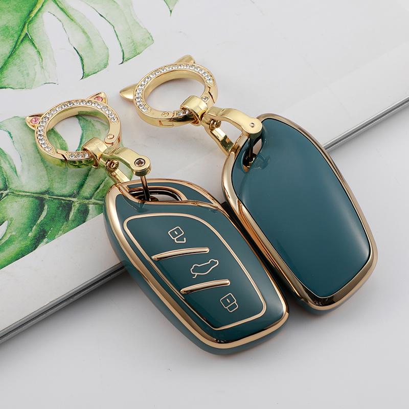 Soft TPU Shell Car Key Case Cover for Saic MG ZS EV MG6 EZS HS EHS 2019-2022 Roewe RX5 I6 I5 RX3 RX8 ERX5 MG5 Car Accessories