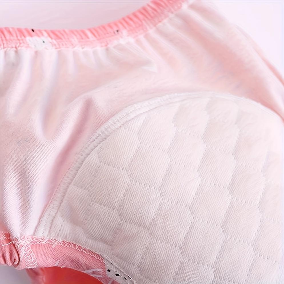 3 Stück Töpfchentrainingshosen - Weiche Baumwolle Niedliches Eulen-Fisch-Design Elastischer Bund für Jungen Mädchen Bequeme Windeln für Jugendliche