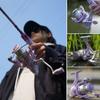 High Quality Purple Spinning Fishing Reel 1500-7000 Series Metal Spool and Stainless Steel Bearings Durable for Freshwater and Saltwater Fishing