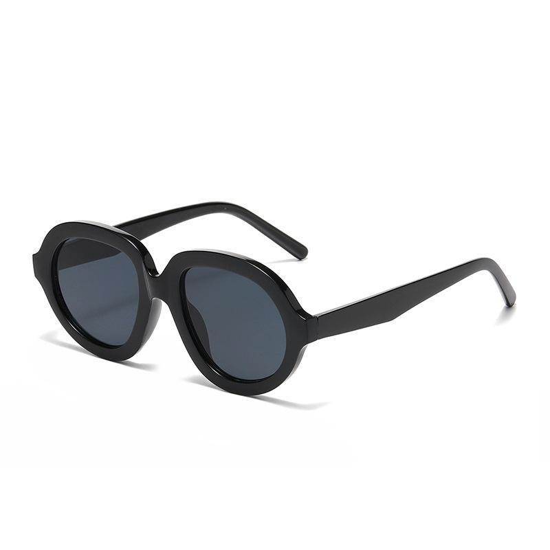 JYL TS Sunglasses UV Round Large Frame Decor/24003 B-1688 розовый щербет