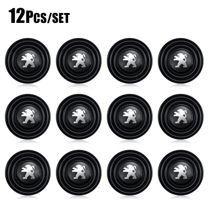 4/8/12Pcs Car Door Anti-shock Pad Anti-noise Buffer Gasket Auto Interior For Peugeot 407 307 206 408 208 3008 308 2008 5008 207