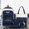 Primary School Boys Five Piece Set Junior High School Students High School Students Backpack Female College Students Backpack