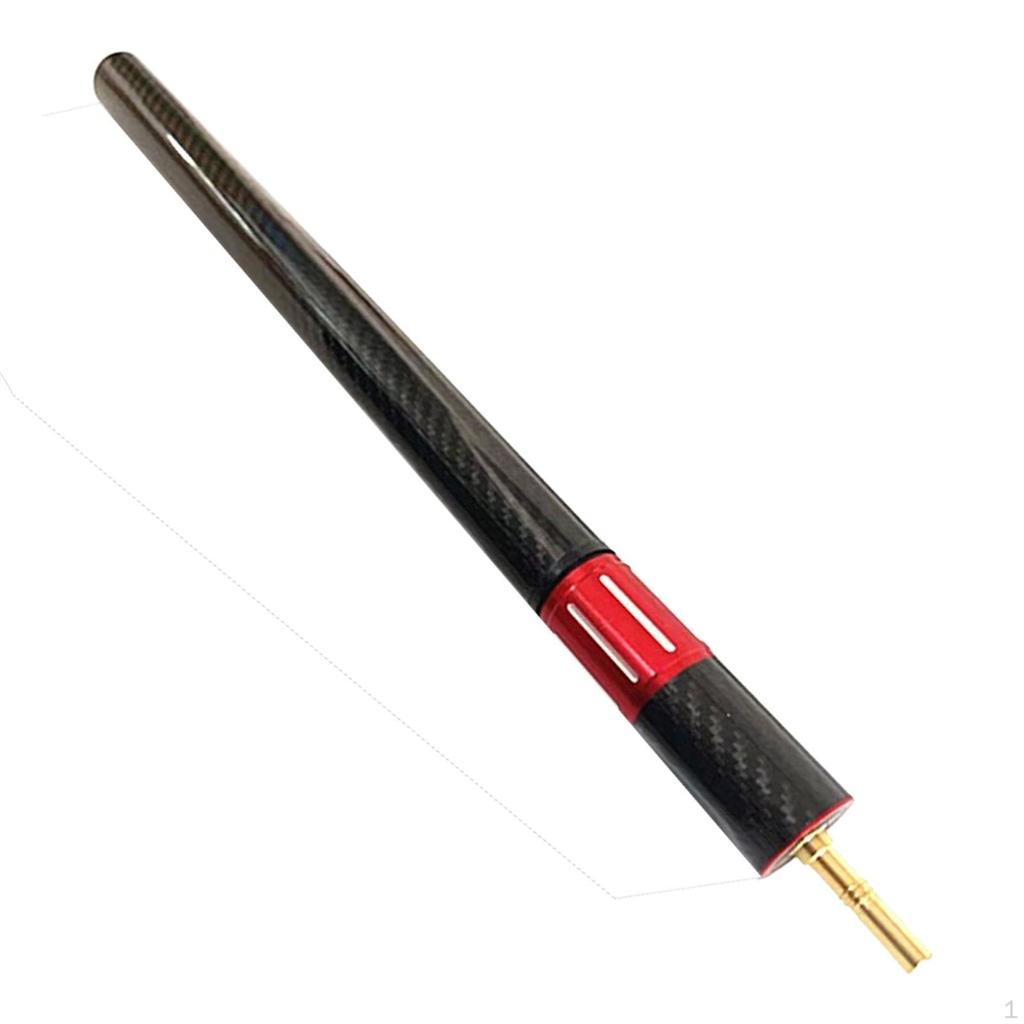 Pool Stick Extension Billiard Cue Compact Aluminum Alloy Training Carbon Fiber