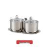 JunChu 304 Stainless Steel Visible Seasoning Jar