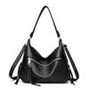 French Popular Versatile Small Bag for Women New Fashion Solid Color Simple Large Capacity Crossbody Backpack