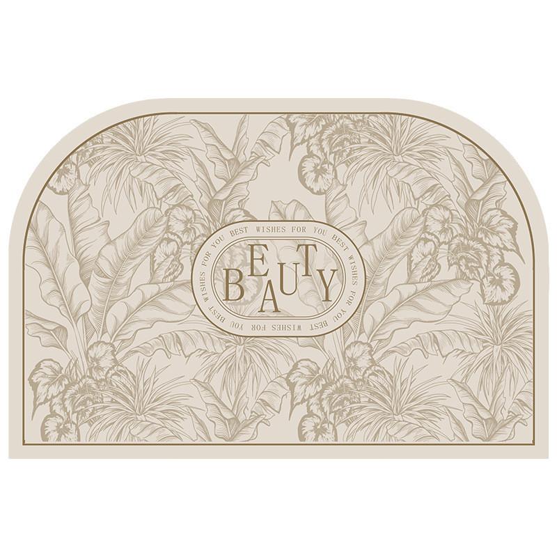 Vintage Cream Style Diatomaceous Bath Mat With Absorbent Quickdry Technology For Bathroom And Shower Area