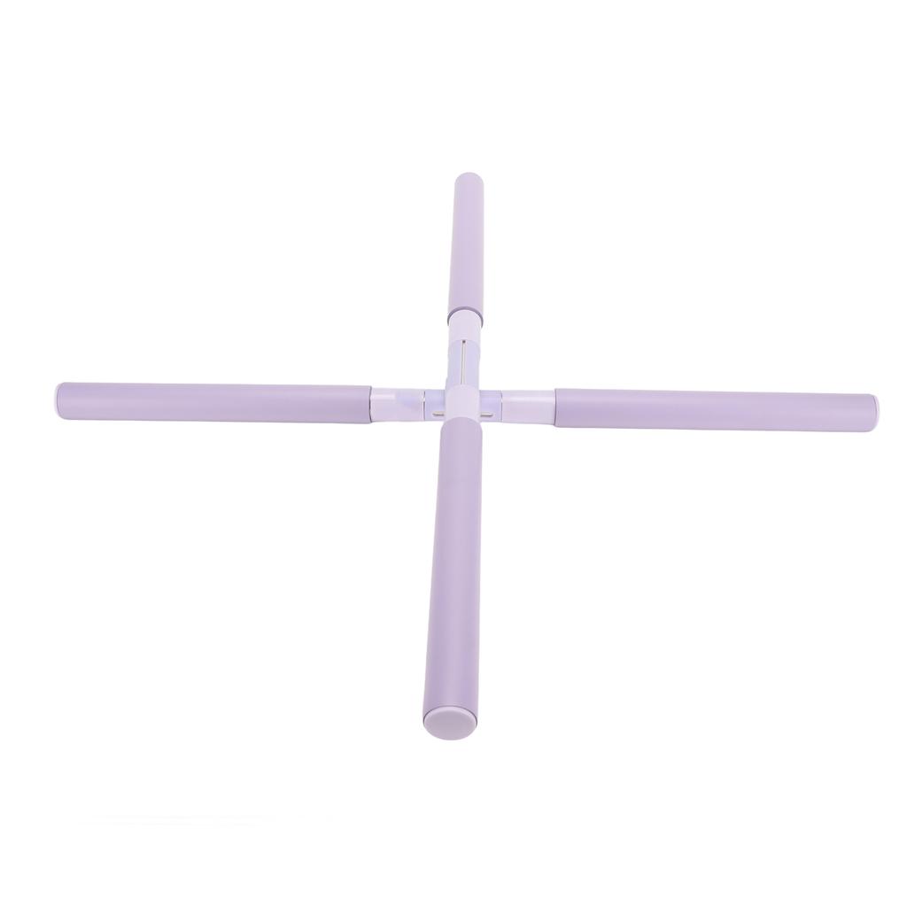 Posture Stick Stretching Tool Men Women Ergonomic Retractable Back Posture Stick Purple