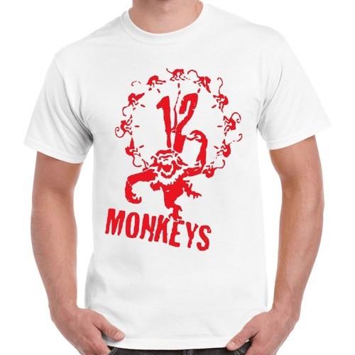 

12 Monkeys Graffiti Series Movie Vintage Retro T Shirt 632 3XL
