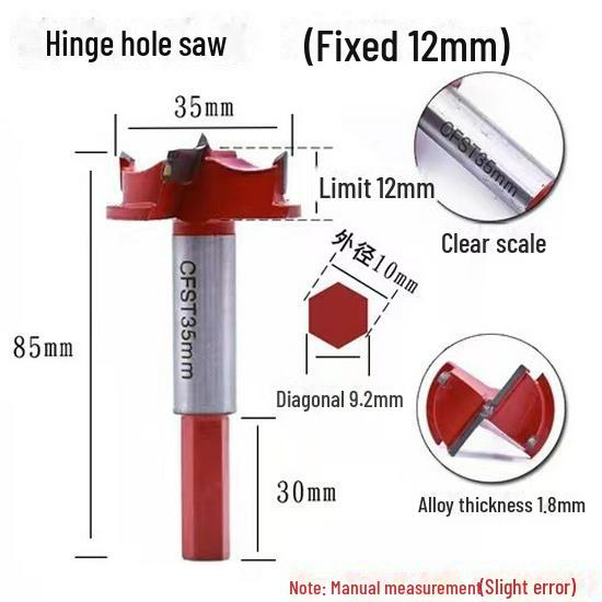 35mm Woodworking Hinge Positioning Hole Punch Drill