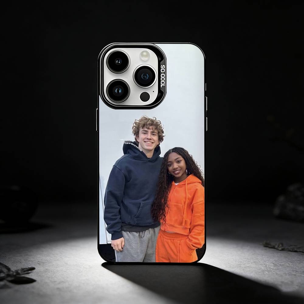 W-Walker and leah Phone Case For iPhone 17,16,15,14,13,12,11 Plus,Pro Max,XS,Colored silver phone case