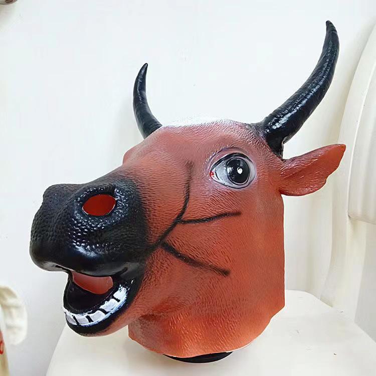 

Забавные маски животных: Собака, Головной убор лошади для выступлений в TikTok