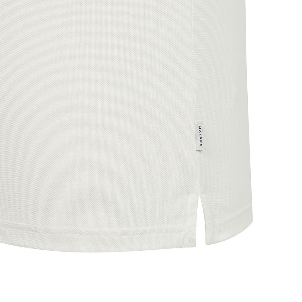 MALBON GOLF Bucket Point Basic Polo Shirt Off White (Man)