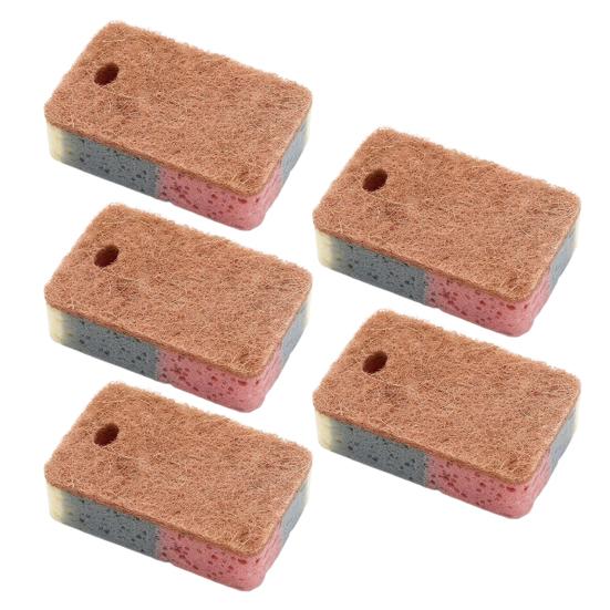 5/10Pcs Dishwashing Sponge Effective Cleaning Multifunctional Scratch-free Countertop Cleaning Sponge