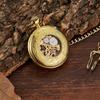 Retro klasické mechanické kapesní hodinky světélkující okvětní lístky vyřezávané výklopné víčko ruční nátah pánské dámské mechanické kapesní hodinky