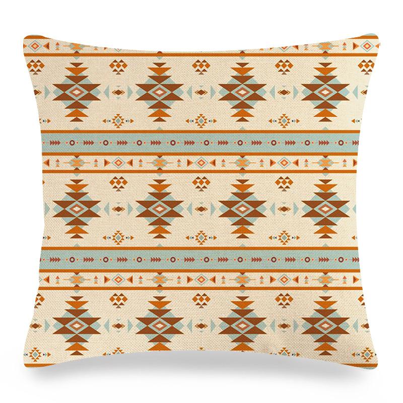 Smooth Geometric Abstraction Digital Printing Short Plush Pillow Covers For Car Sofa Office Cushion Cover Home Goods 60X60Cm