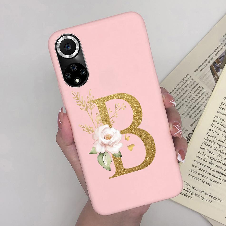 Für Huawei Nova 9 SE Pro Hülle Niedliche Buchstaben Weiche Silikonhülle Für Huawei Nova9 Pro Nova 9SE Handyhülle Fundas Stoßfester Bumper