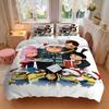 3Pcs Holiday Minions Celebration Bedding Sets For All Sizes New 3D Printed Bed Cover Comforter Duvet Cover Pillowcase Bedroom Decoration