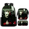 Set Zaino a 3 Pezzi Borsa a Tracolla Astuccio Slipknot Tessuto Oxford Per Materiale Scolastico