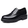 8 10 Cm High Heel Shoes for Men 2025 Summer Autumn Inside High Shoes Male Hollow Business Men's Cow Leather Dress Shoes