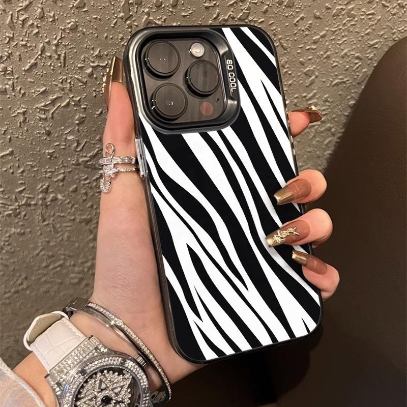 Zebra Stripes Phone Case for iPhone 16 Pro Max/15/14/13/12/11/XS