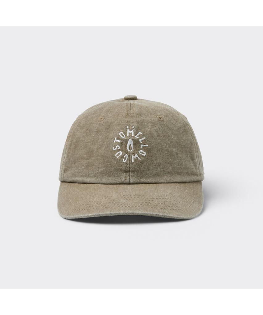 Keoseuuteommellou Beige Washed Denim Logo Cap Carax26103Bex
