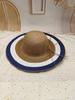 Dale Le Vintage Big Brim Straw Hat Women'S Summer Straw Hat Travel Sunscreen Hat Sun Hat