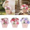 Soap Flowers Artificial Flower Bouquet Floral Soap Scented for Birthday Mother's Day Office