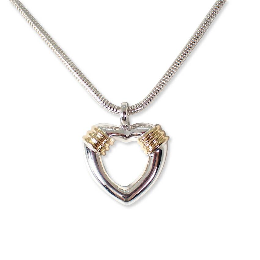 

[Used] TIFFANY/Tiffany 925/750 heart pendant/necklace/g484-46