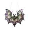 Bat Sun Catcher for DIY House Theme Party Decor Bat Stained Glass Window Hanging for Window Kitchen Office Home Living Room