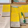 50/100Sheets Non-sticky Writing Notepad Color-blocking Message Paper Memo Pad  Students
