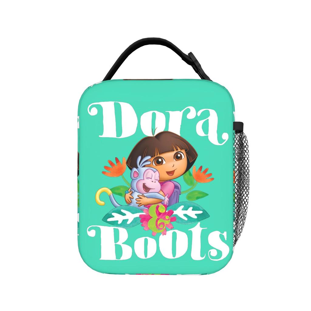 Kawaii D-Doras Cartoon Insulated Lunch Bags Thermal Bag Reusable Meal Container Leakproof Tote Lunch Box Food Bag Beach Outdoor