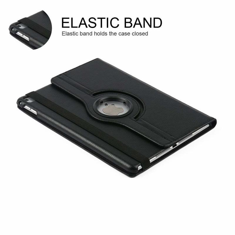 Pouzdro pro iPad Air1 Air 2 (5. 6. gen)2017 2018 9,7palcový PU kožený kryt stojanu otočný o 360 stupňů pro iPad 2 3 4 IPad Pro 9.7