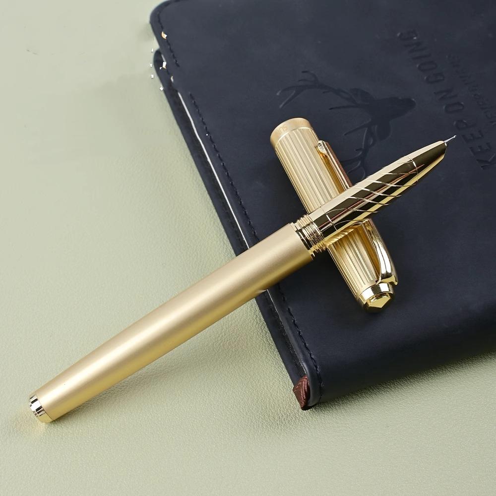 Metal Fountain Pen, Adult Calligraphy Practice Pen, Curved Tip Pen, Calligraphy Office Art Signature Pen