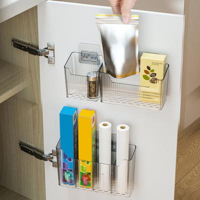 Küchenschranktür Aufbewahrungsbox 7kg Tragfähigkeit Einfach zu installieren Selbstklebend Wandmontiert Küchenschrank Organizer