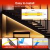 5V USB ON/OFF/Touch Dimmerable COB Strip 320Leds White 3000K 4000K 6000K Home Decor Cabinet Lamp Flexible Ribbon Rope LED Light