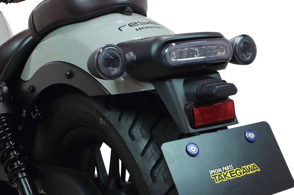 Special Parts TAKEGAWA LED Tail Lamp Kit Smoke Lens Rebel GB350S 250/500/1100 CL250/500 05-08-0601