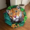 1pc Jaguar, Jungle Print Umbrella , Multi-functional Umbrellafor Men & Women, Valentine's Day Gift0817083