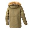 2024 New Winter Men Long Coat Military Fur Hood Warm Tactical Bomber Army Korean Thick Multi Pockets Overcoat Male Warm Parka