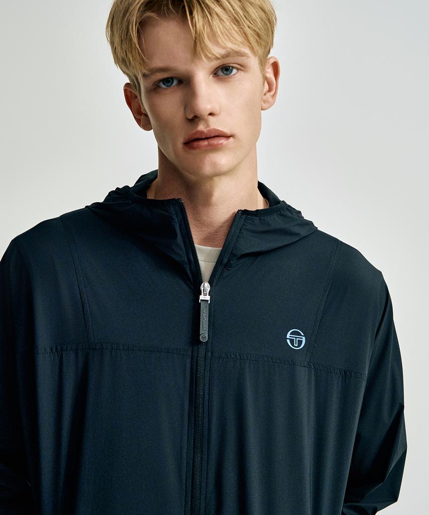 Sergio Tacchini M Comfortcool Lightweight Woven Jacket (Black)