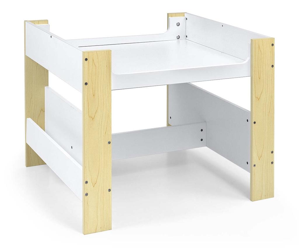 MILLY MALLY 5490 Furniture Set - Table and two chairs Sven Natural