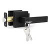 Entry Door Handle with Lock and Key Security Door Lever Handle Lock Replacement AntiTheft Door Lock Hardware Part