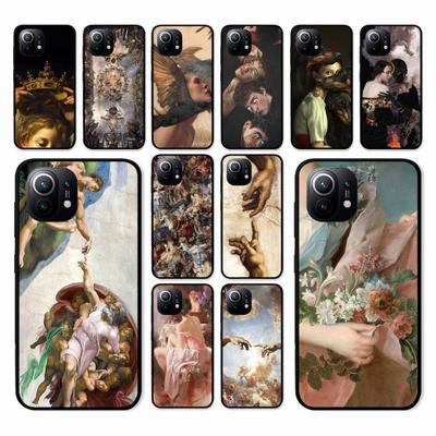 Renaissance Art Painting Pattern Phone Case For Xiaomi Mi Note 10 Pro 8 Lite 9 Se 10T 6X 6 5X 5 F1 Mix 2S Max 2 3 Cover