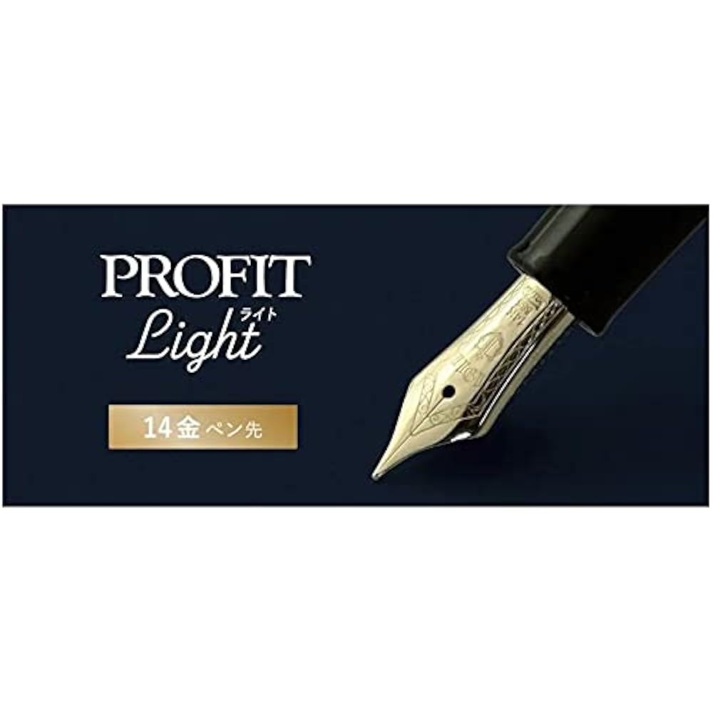 Sailor Fountain Pen Profit Light Gold Trim Shining Blue Fine Print 11-1038-240