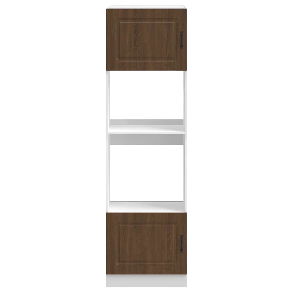 Muebles de Cocina Kalmar 2 uds Tablero de Partículas Efecto Roble Marrón