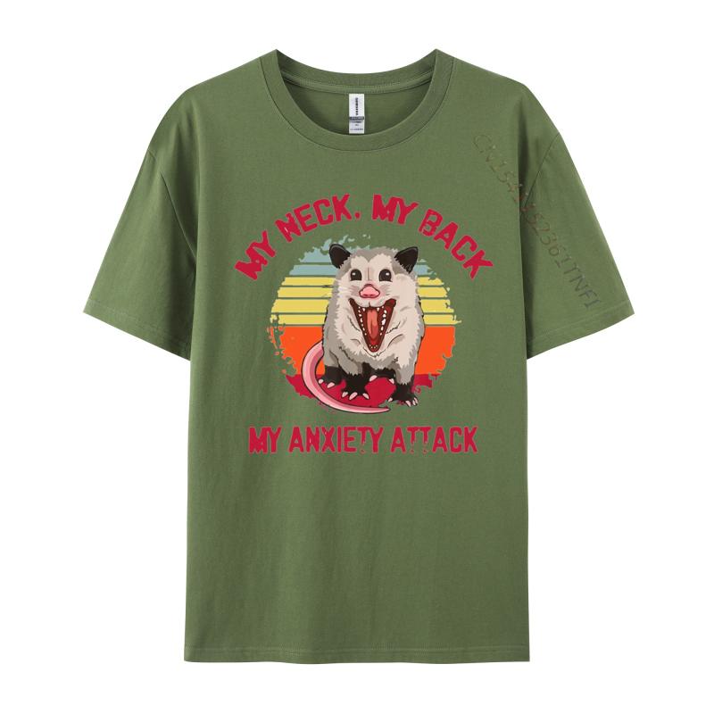 

Animal Opossum Lover Tshirt 2024 Hot Sale O Neck Tshirts Gift Fun Tongue Twisters Printed Tshirt Cotton Fabric Mens Tops Tees 4XL