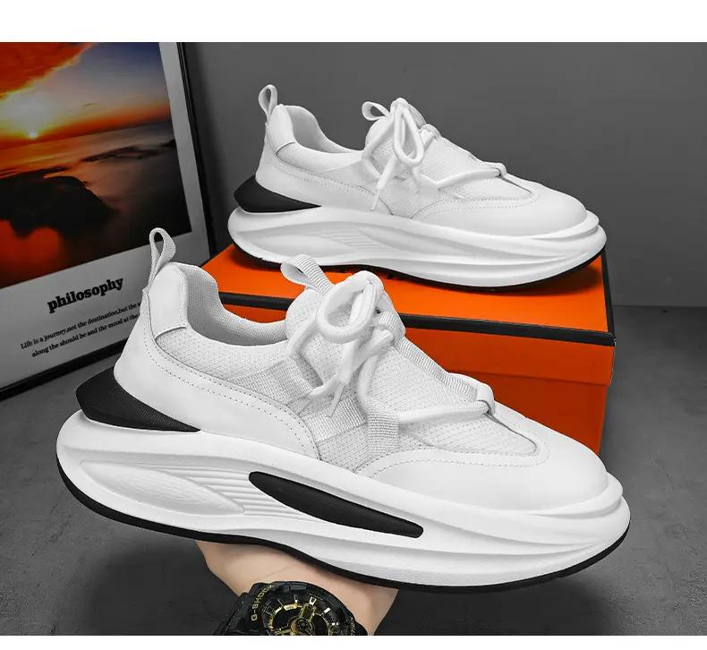 

Популярная нишевая дизайнерская обувь, универсальная спортивная обувь, мужские повседневные сетчатые кроссовки 39 белый
